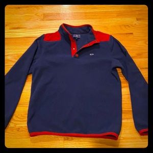 Vineyard Vines Fleece Shep Shirt L (16)